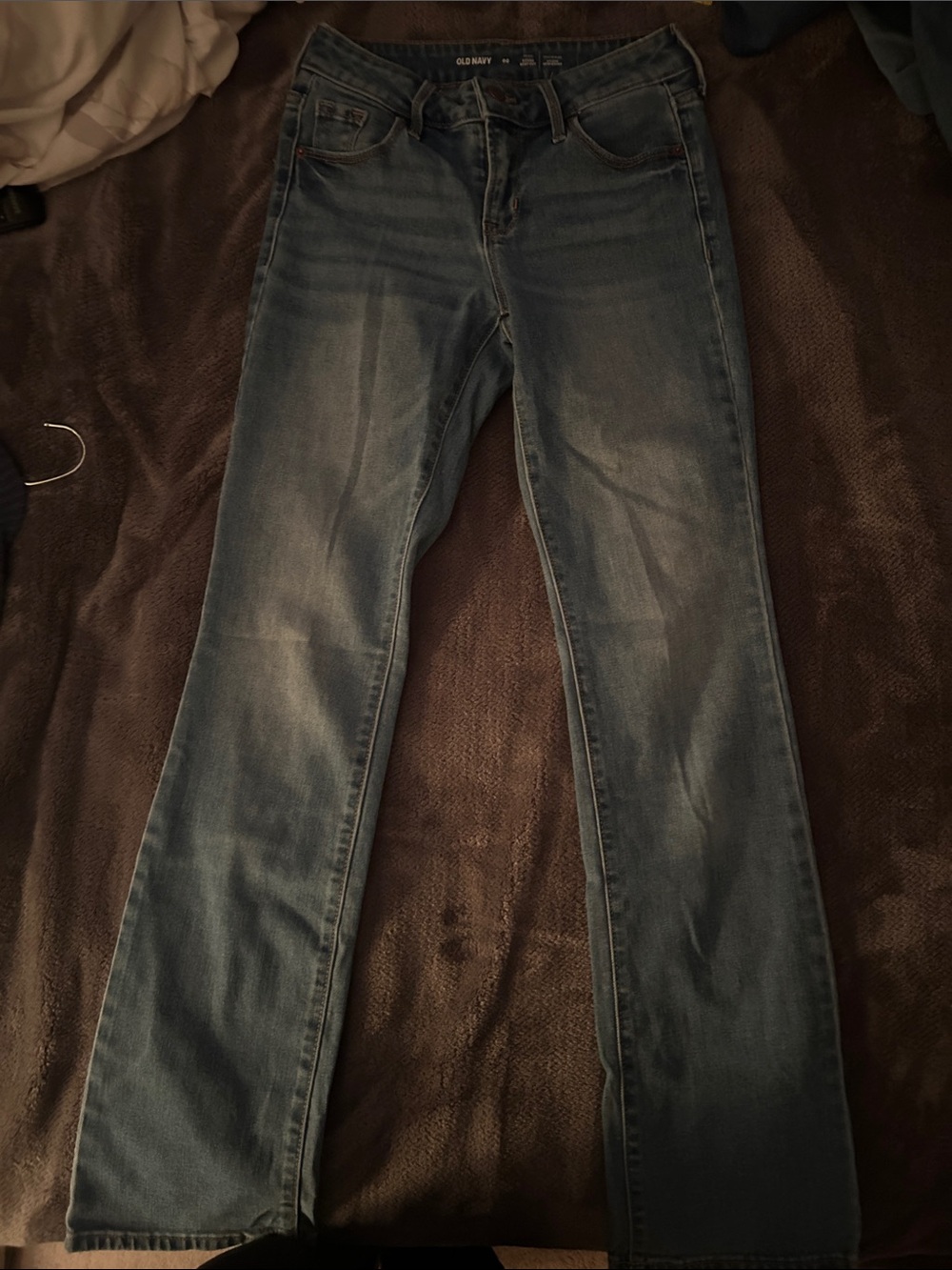 Old Navy Women's Faded Blue Boot-Cut Jeans